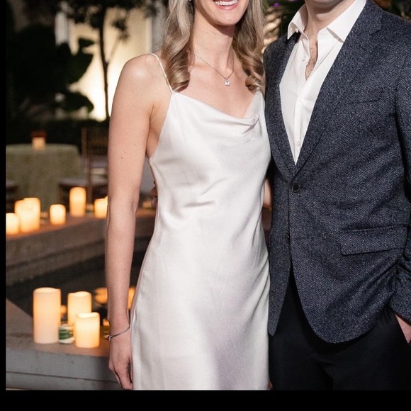 Alice and Olivia Harmony Mini Slip Dress - Picture 2 of 6